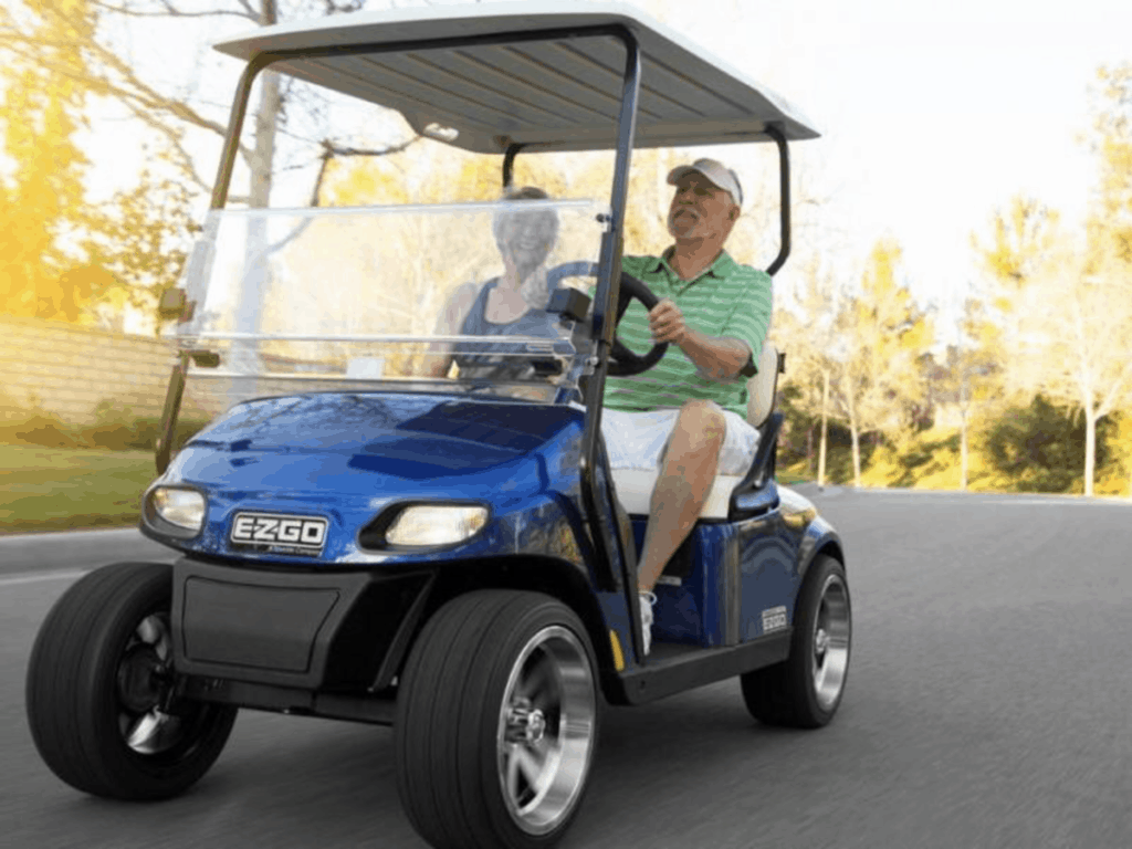 senior golf tour carts